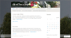 Desktop Screenshot of lifeandtimesinbangalore.wordpress.com