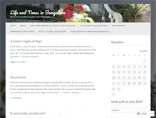 Tablet Screenshot of lifeandtimesinbangalore.wordpress.com
