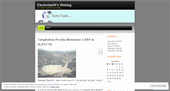 Desktop Screenshot of electrobie04.wordpress.com