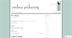 Desktop Screenshot of andreapickering.wordpress.com