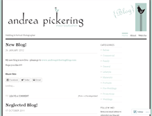 Tablet Screenshot of andreapickering.wordpress.com