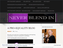 Tablet Screenshot of neverblendin.wordpress.com
