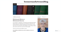 Desktop Screenshot of boomermarketconsulting.wordpress.com