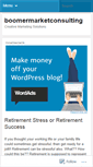 Mobile Screenshot of boomermarketconsulting.wordpress.com