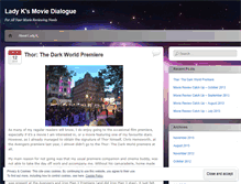 Tablet Screenshot of ladyksmoviedialogue.wordpress.com