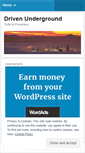 Mobile Screenshot of drivenunderground.wordpress.com