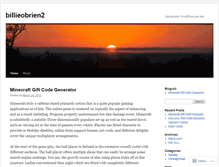 Tablet Screenshot of billieobrien2.wordpress.com