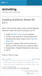 Mobile Screenshot of dotnetting.wordpress.com