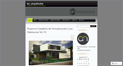 Desktop Screenshot of anarquitectos.wordpress.com
