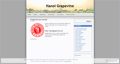 Desktop Screenshot of hanoigrapevine.wordpress.com