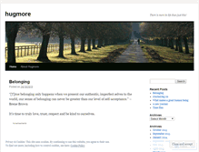 Tablet Screenshot of hugmore.wordpress.com