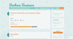 Desktop Screenshot of barbarabusinaro.wordpress.com