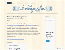 Tablet Screenshot of bellyachepress.wordpress.com