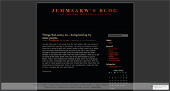 Desktop Screenshot of jemmsarw.wordpress.com