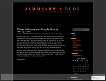 Tablet Screenshot of jemmsarw.wordpress.com