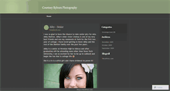 Desktop Screenshot of courtneyryburn.wordpress.com