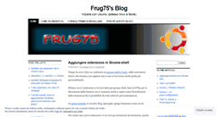 Desktop Screenshot of frug75.wordpress.com