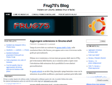 Tablet Screenshot of frug75.wordpress.com