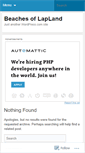 Mobile Screenshot of beachesoflapland.wordpress.com