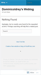 Mobile Screenshot of dominicoldrey.wordpress.com