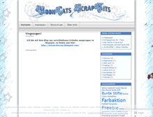 Tablet Screenshot of mooncatsscrapkits.wordpress.com