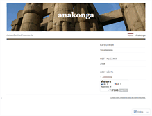 Tablet Screenshot of anakonga.wordpress.com