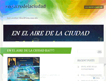 Tablet Screenshot of enelairedelaciudad.wordpress.com