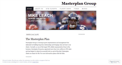 Desktop Screenshot of masterplangroup.wordpress.com