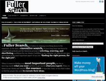 Tablet Screenshot of fullersearch.wordpress.com