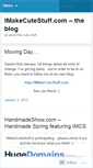 Mobile Screenshot of imakecutestuff.wordpress.com