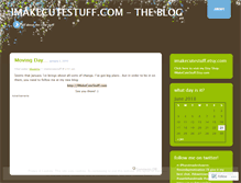 Tablet Screenshot of imakecutestuff.wordpress.com