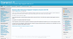 Desktop Screenshot of ingegneri3.wordpress.com