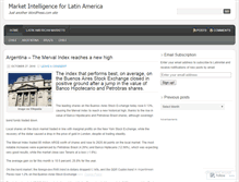 Tablet Screenshot of latinintel.wordpress.com
