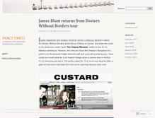 Tablet Screenshot of fancypantscreative.wordpress.com