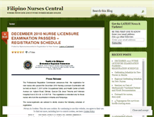 Tablet Screenshot of filipinonursescentral.wordpress.com