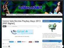 Tablet Screenshot of famosasmex.wordpress.com