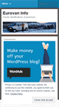Mobile Screenshot of eurovan.wordpress.com