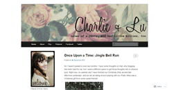 Desktop Screenshot of charlieandlu.wordpress.com