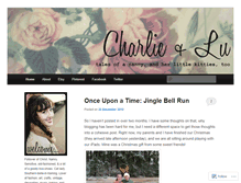 Tablet Screenshot of charlieandlu.wordpress.com