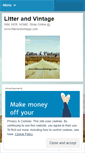 Mobile Screenshot of litterandvintage.wordpress.com