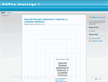 Tablet Screenshot of kapes.wordpress.com