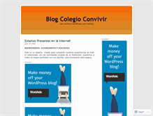 Tablet Screenshot of colegioconvivir.wordpress.com