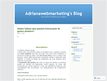Tablet Screenshot of adrianawebmarketing.wordpress.com