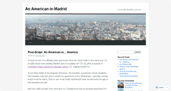 Desktop Screenshot of anamericaninmadrid.wordpress.com