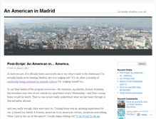 Tablet Screenshot of anamericaninmadrid.wordpress.com