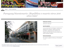 Tablet Screenshot of paraguaypositivo.wordpress.com