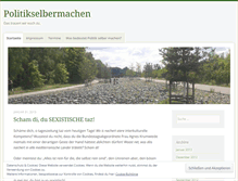 Tablet Screenshot of politikselbermachen.wordpress.com