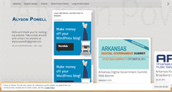 Desktop Screenshot of marketingarkansas.wordpress.com