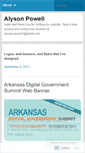 Mobile Screenshot of marketingarkansas.wordpress.com
