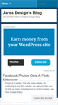 Mobile Screenshot of jarosdesigns.wordpress.com